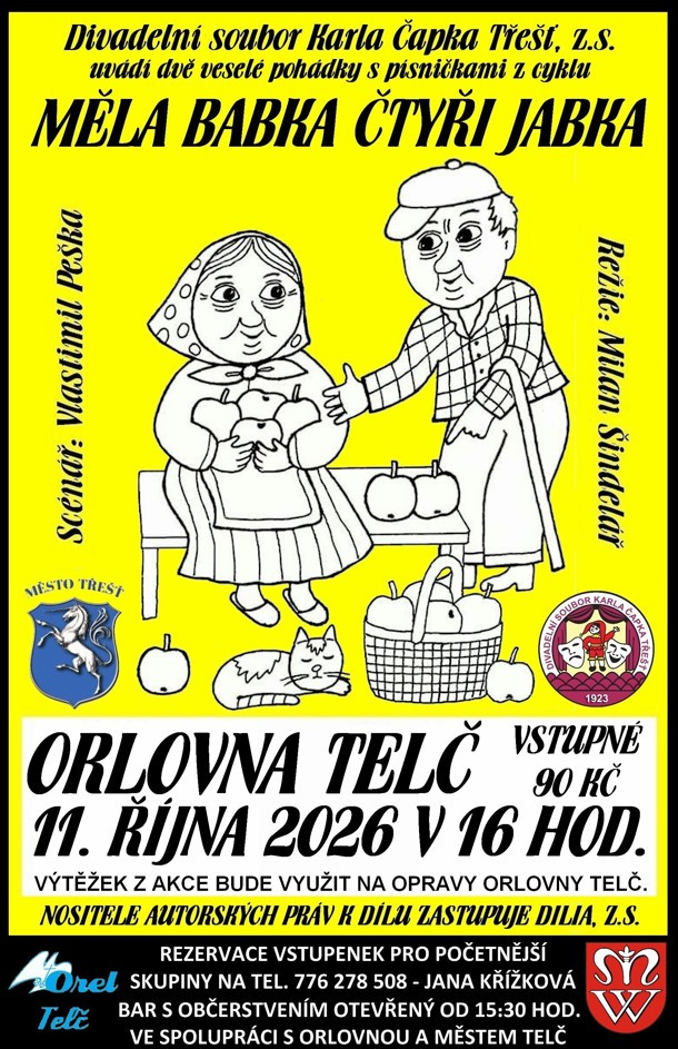 Měla babka čtyři jabka